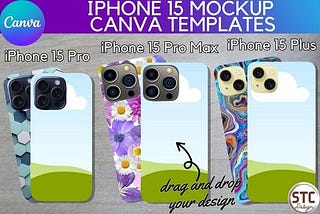 IPhone 15 Pro Max Mockup Canva Templates Free