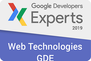 I am now a Google Developers Expert in Web Technologies!