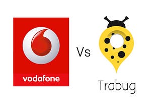 Compare International Roaming Plan by Vodafone UK and Trabug for India