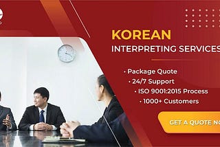 Korean interpretation service at Tomato — Professional — Good price