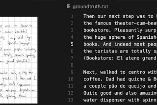 Local e-ink handwriting recognition with on-device VLMs