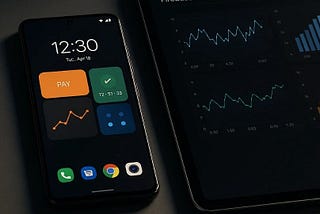 An Android phone and a tablet displaying Firebase Test Lab Results