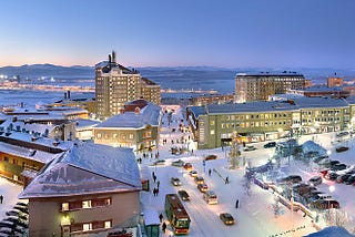 Cold beauty of Kiruna