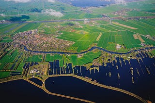 The Netherlands in Aerial View