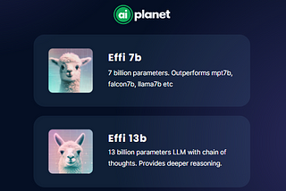 Introducing Effi — AI Planet’s New Series of Open Source Large Language Models (LLMs) — AI Planet
