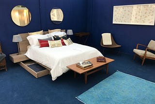 Living in Blue The Interior Style Hunter Roomset at the House and Garden Festival