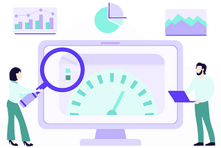 Absctract graphic of measuring metrics