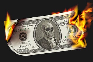 Capitalism is eating itself from the inside out (image licensed to author)