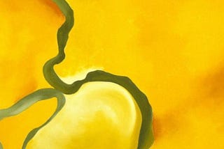Georgia O’Keeffe’s “Green, Orange and Yellow”
