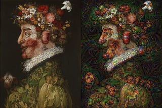 DeepDream was used to alter “La Primavera” by Giuseppe Arcimboldo | Calhoun Press | Source:  | License: CC BY-SA 4.0