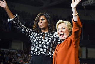 10 best moments from Michelle Obama and Hillary Clinton’s first rally together.