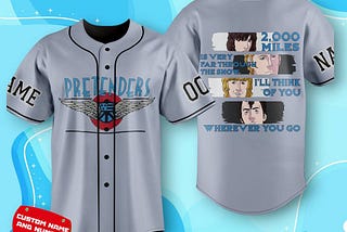 Embrace the Holiday Spirit with The Pretenders “2000 Miles” Personalized Baseball Jersey
