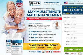 Stemafil RX Male Enhancement Reviews, Benefits & Sale In USA