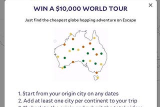 Find The Cheapest RTW Ticket And Win $10K!