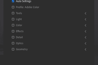 Select which settings you want to copy