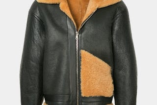 SHEEPSKIN LEATHER BOMBER JACKET