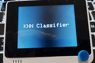 Wio Terminal KNN classifier: Machine Learning [with PlatformIO]