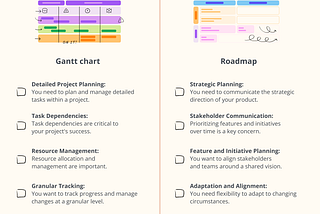 Your Gantt Chart is NOT a Product Roadmap