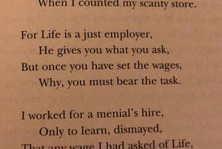 INTROSPECTIVE POEM WHAT’S YOUR WAGE BY JESSIE BELLE RITTENHOUSE