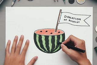 Give your best contribution to those who need it, no matter how small for 🍉 country.