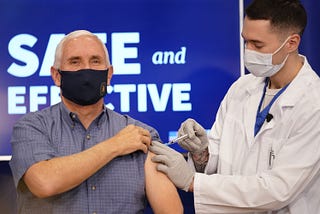 Pence, McConnell and Other U.S. Officials Receive Vaccines