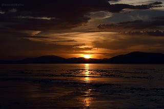 Image of a vibrant sunset