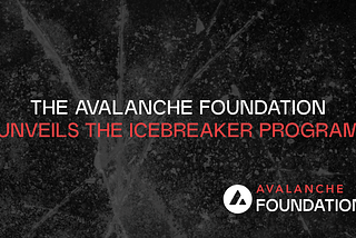 A Fundação Avalanche Revela o Programa Icebreaker