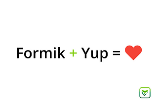 Build forms in React JS using formik and yup