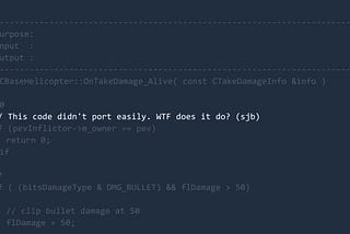 Comments really matter in config files!