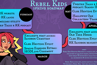 Rebel Kid: Spring Roadmap