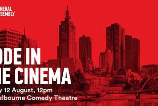 Code in the Cinema — One of the largest learning events in Australia, ever.