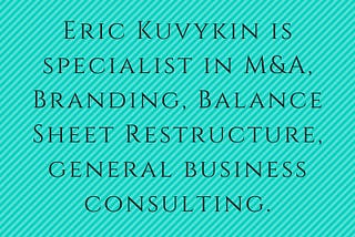 Eric Kuvykin| Founder, Entrepreneur