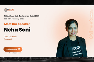 Neha Soni Joins Finext Conference 2025 as a Speaker: Redefining Blockchain Innovation