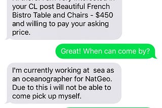 Craigslist Scammers…