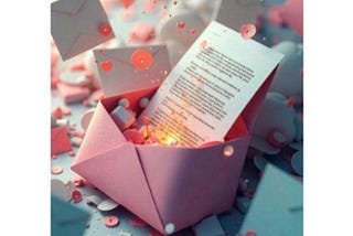 Pink mailbox for venture letters.
