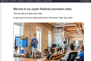 5 Slides for Tips on Presentation Mode in Jupyter Notebook