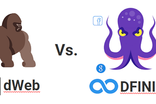 Decentralized web project versus DFINITY project (comparing 2 decentralization ‘flavors’)