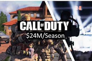 Call of Duty: Media Rights are worth $24M/season