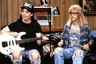 Mike Myers and Dana Carvey S. AmericanCinematheque
