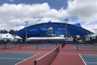 Minto U.S. Pickleball Open Zing Zand courts