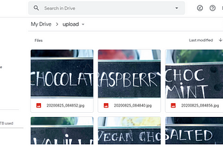 How to add photos from Google Drive