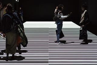 Ryoji Ikeda’s immersive installation Test Pattern [N°12] at The Store Studios