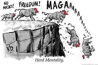 A new tale about herd mentality