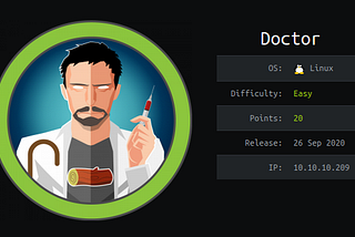 Doctor Machine HTB Writeup