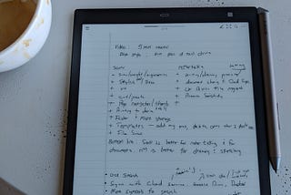My Wish List for the Sony DPT-CP1 Digital Paper e-Ink Tablet