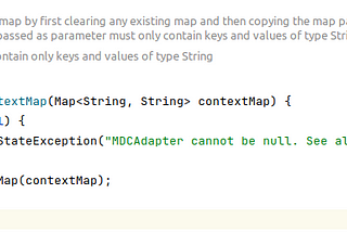 Mapped Diagnostic Context(MDC)