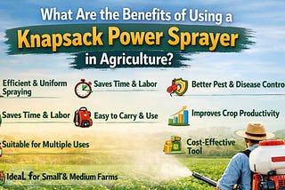 What Are the Benefits of Using a Knapsack Power Sprayer in Agriculture?