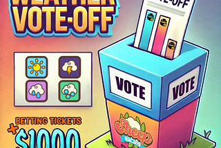 🌦️ Sheep Racing Weather Vote-Off Event 🌦️