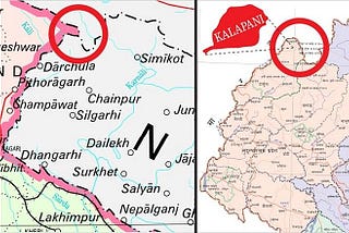 NEPAL- INDIA BORDER DISPUTES OF KALAPANI-LIPULEKH TERRITORY.