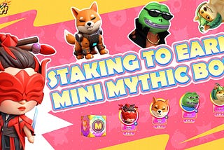 Announcement of staking MEME VIP PASS to win Mini Mythic Box